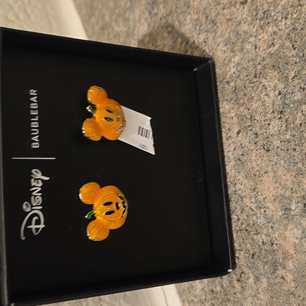 BaubleBar Disney Pumpkin Earrings  Brand New
